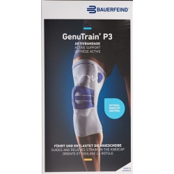GenuTrain P3 Aktivbandage Knie Grösse 4 Links Titan