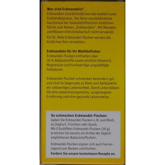 Dr. H. Metz Erdmandelflocken 250g buy online