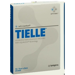 Let's Comfort Tielle Lite Hydropolymer-Verband 7x9cm 10 Beutel