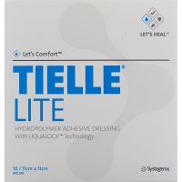 Let's Comfort Tielle Lite Hydropolymer-Verband 11x11cm 10 Beutel