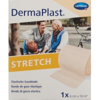 Dermaplast Elastic Gauze Bandage Skin-Coloured 6cmx10m