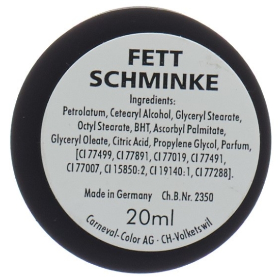 Carneval Color Fettschminke Silber Dose 20ml buy online