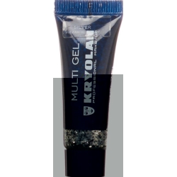 Carneval Color Glimmer Make Up Silber Tube 10ml
