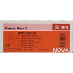 Dansac Nova 2 Basisplatten 55mm 35mm 5 Stück