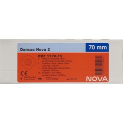 Dansac Nova 2 Basisplatten 70mm 15-62mm 5 Stück