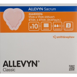 Allevyn Sacrum Wundverband 17x17cm 10 Beutel