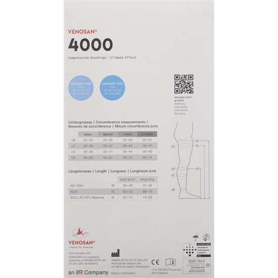 Venosan 4002 A-ghs Kkl2 XL Lang Geschl Maro 1 Paar buy online