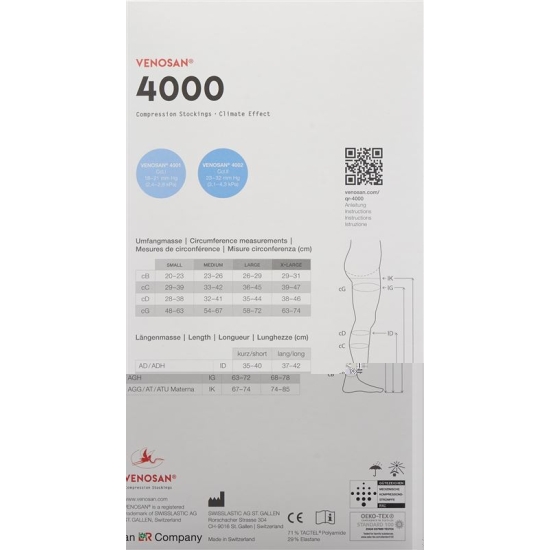 Venosan 4002 A-gh Kkl2 XL Lang Offen Maro 1 Paar buy online