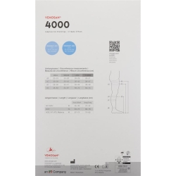 Venosan 4002 A-t Kkl2 S Long Knee Black 1 pair