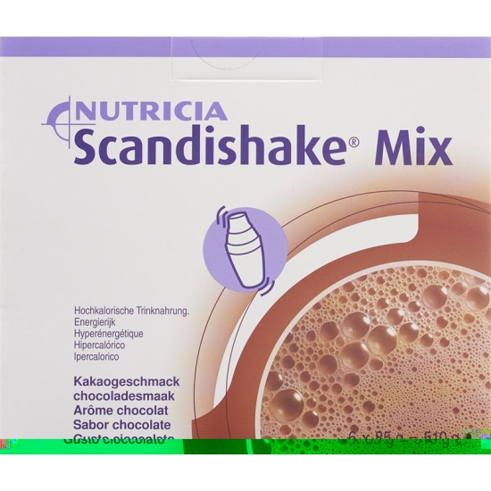 Scandishake Mix Pulver Schokolade 6x85 G buy online