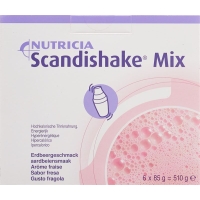 Scandishake Mix Pulver Erdbeere 6x 85g