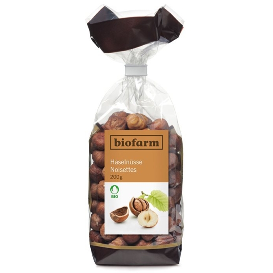 Biofarm Haselnuesse Knospe Beutel 200g buy online
