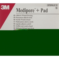 3M Medipore + Pad 6x10cm / Wundkissen 3.4x6.5cm 50 Stück