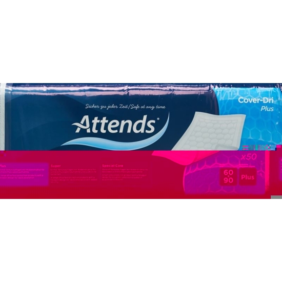 Attends Cover Dri Unterl Plus 60x90cm Beutel 50 Stück buy online