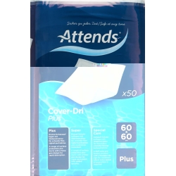 Attends Cover Dri Unterl Plus 60x60cm Beutel 50 Stück