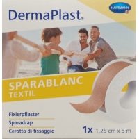 Dermaplast Sparablanc textile 1.25cmx5m skin color