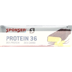 Sponser Protein 36 Bar Vanille und Schokoladenüberzug 50g