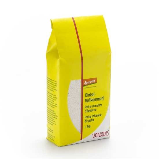 Vanadis Dinkel Vollmehl Demeter 1kg buy online