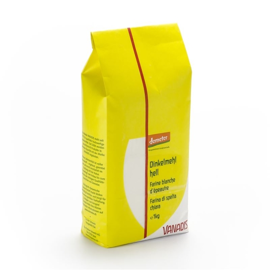Vanadis Dinkel Mehl Hell Demeter Beutel 1kg buy online