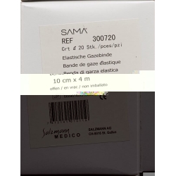 Sama Elastische Gazebinde 4mx10cm Weiss Offen 20 Stück