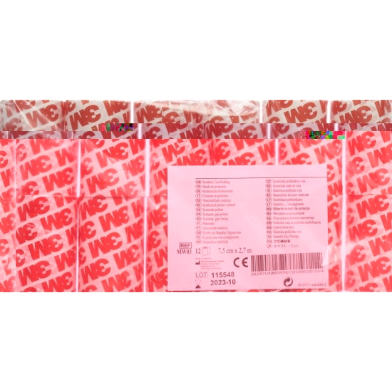 3M Polsterwatte 7.5cmx2.7m Rolle 12 Stück buy online