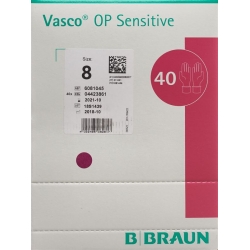Vasco OP Sensitive Handschuhe Grösse 8.0 40 Paar