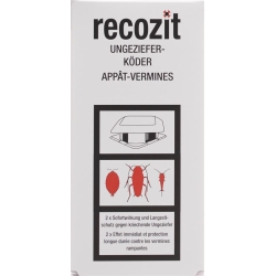 Recozit Ungeziefer Köderdose 2 Stück
