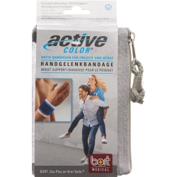 Bort Aktive Color Handgelenkbandage Grösse M -19cm Blau