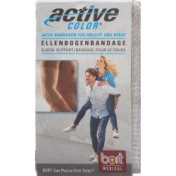 Bort Aktive Color Ellenbogenbandage Grösse L +28cm Hautfarbig