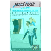 Bort Aktive Color Kniebandage Grösse L +37cm Schwarz