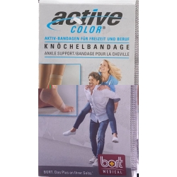 Bort Aktive Color Knöchelbandage Grösse M -23cm Beige