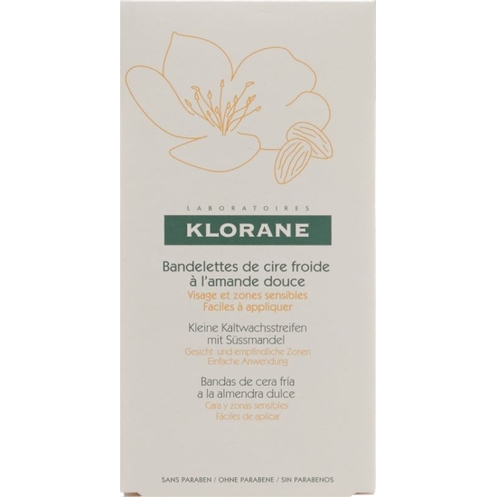 Klorane Enthaarungsstreifen Gesicht 6x 2 Stück buy online