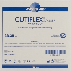 Cutiflex Square Folienpflaster 38x38mm 100 Stück