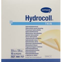 Hydrocoll Thin Hydrocolloid Verb 7.5x7.5cm 10 Stück