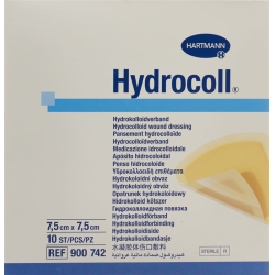 Hydrocoll Hydrocolloid Verb 7.5x7.5cm 10 Stück