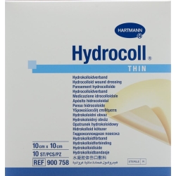 Hydrocoll Thin Hydrocolloid Verb 10x10cm 10 Stück