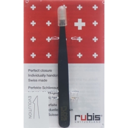 Rubis Bz Pinzette Twin Spitz/schraeg Schwarz 6614