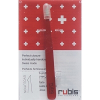 Rubis Bz Pinzette Twin Spitz/schraeg Rot