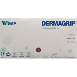 Dermagrip Untersuchungs-Handschuhe Latex S Unsteril 100 Stück