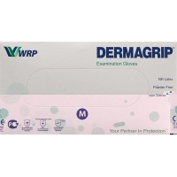 Dermagrip Untersuchungs-Handschuhe Latex M Unsteril 100 Stück