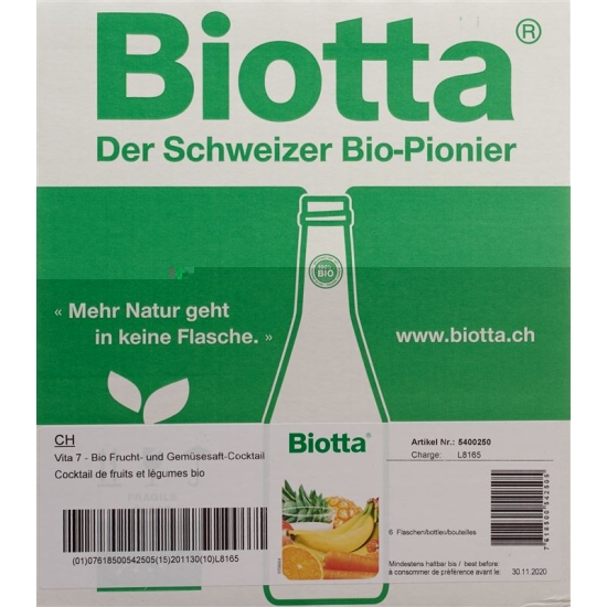 Biotta Bio Vita 7 5dl buy online