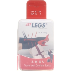 Jet Legs Travel Socks Grösse 41-45 Navy