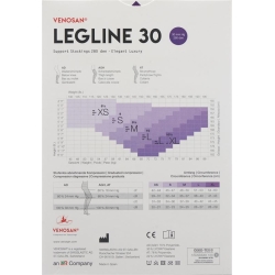 Venosan Legline 30 A-ghz M Sahara 1 Paar