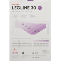 Venosan Legline 30 A-t XS Black 1 pair
