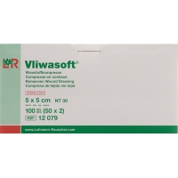 Vliwasoft Nw Kompresse 5x5cm 6-fach Steril 50x 2 Stück