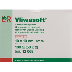 Vliwasoft Nw Kompresse 10x10cm 6-fach Steril 50x 2 Stück