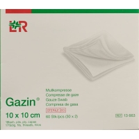 Gazin Faltkompressen 10x10cm 16-fach Steril 30x 2 Stück
