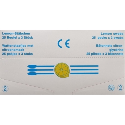 Applimed Wattestäbchen Lemon Glycerine 25x 3 Stück