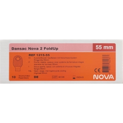 Dansac Nova 2 Foldup Ileo 55mm Opaque 10 Beutel