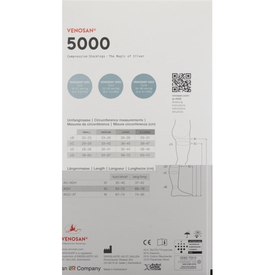 Venosan 5002 A-gh Kkl2 XL Long Open Mexico 1 pair buy online